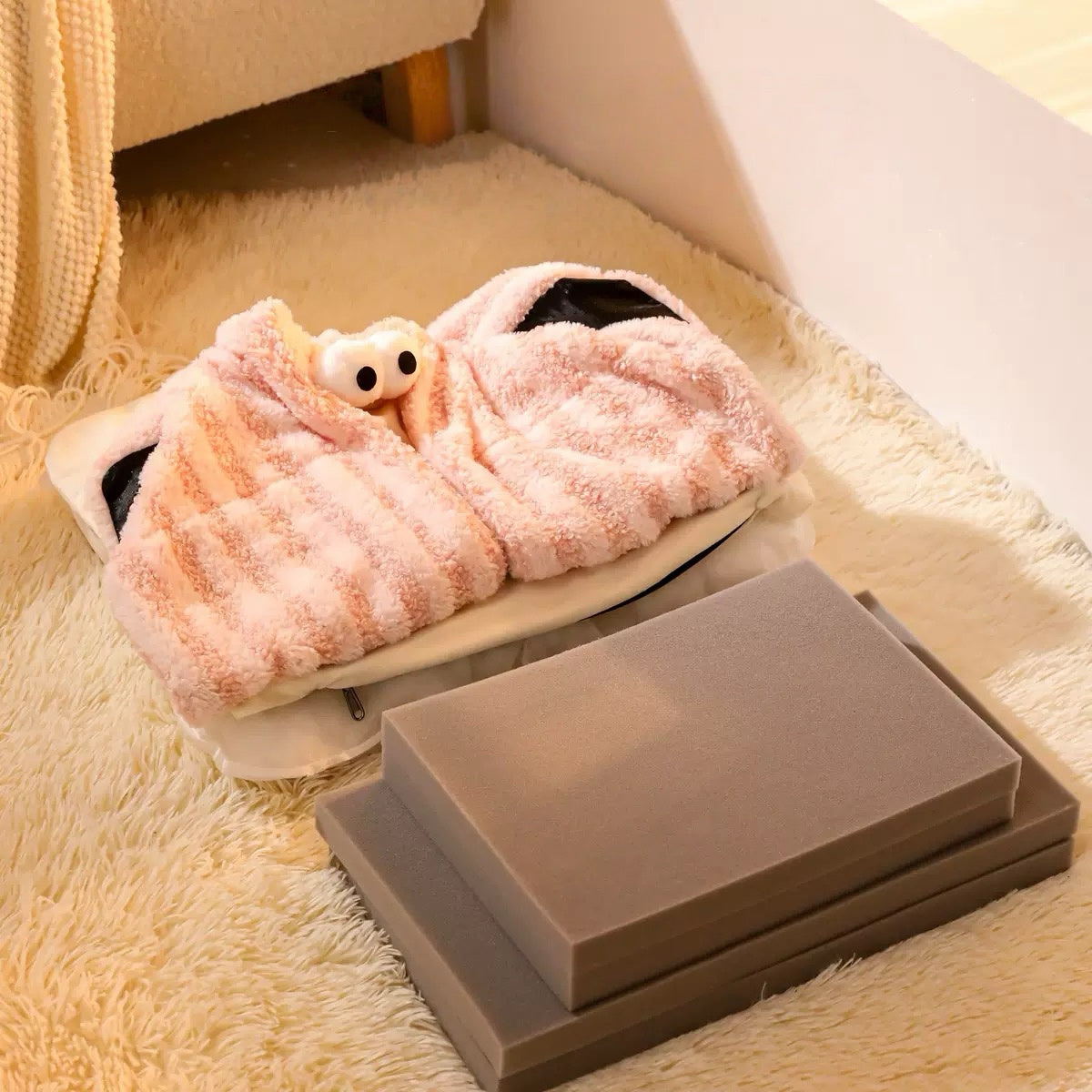 Cute Striped Cat Bed
