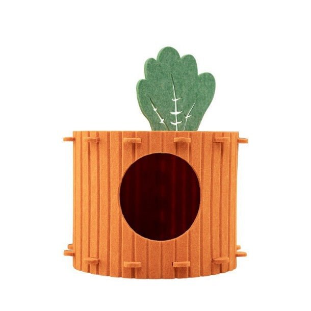 Carrot Cat Bed - PawPaw Palace -