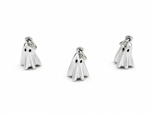 Ghost Silver Charm - PawPaw Palace -