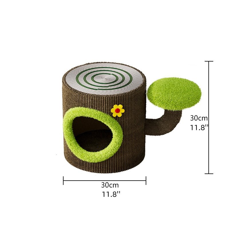 Multi - Level Tree Hole Cat Tree - PawPaw Palace -