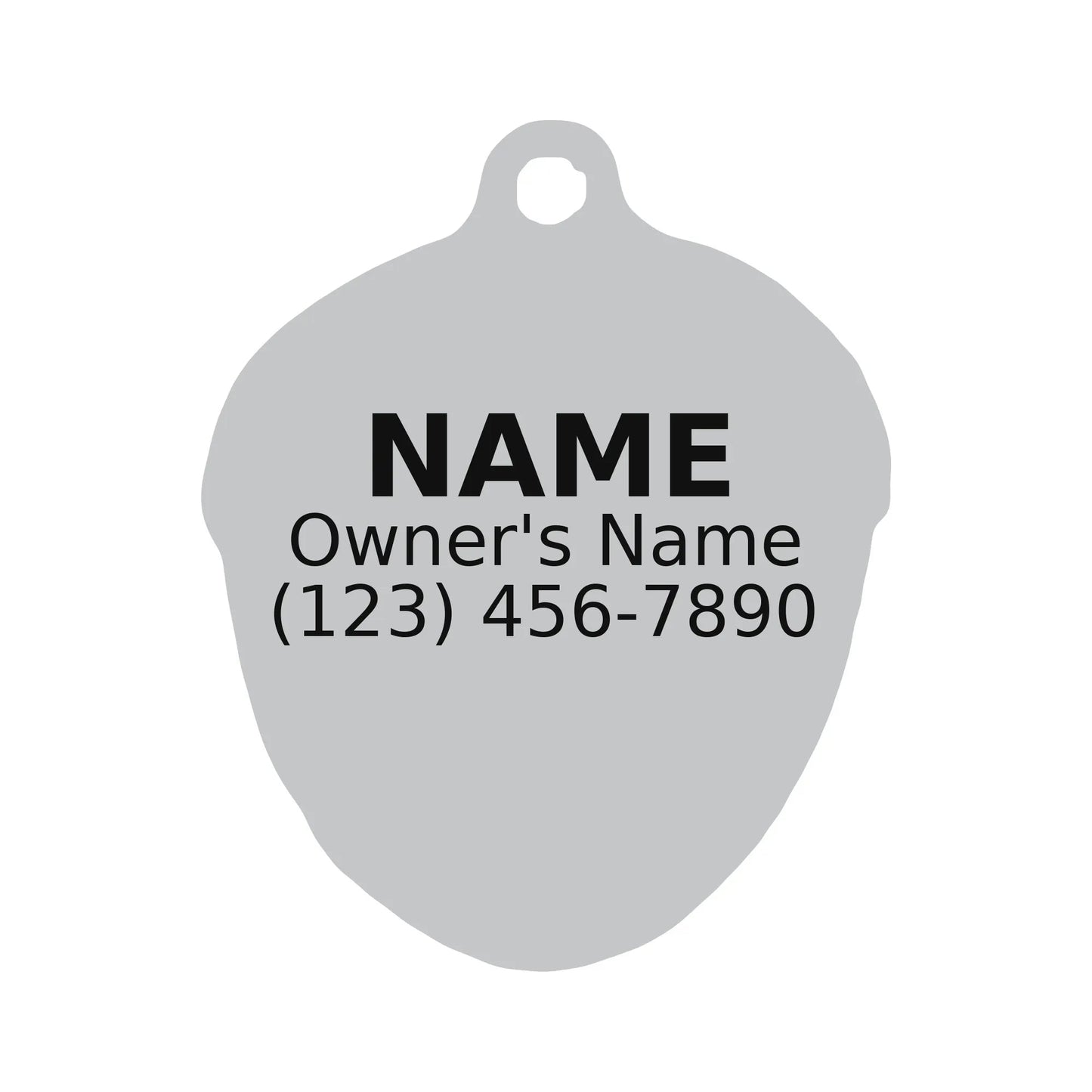 Personalized Strawberry Pet ID Tag – Custom Engraved Dog & Cat Tag - PawPaw Palace -