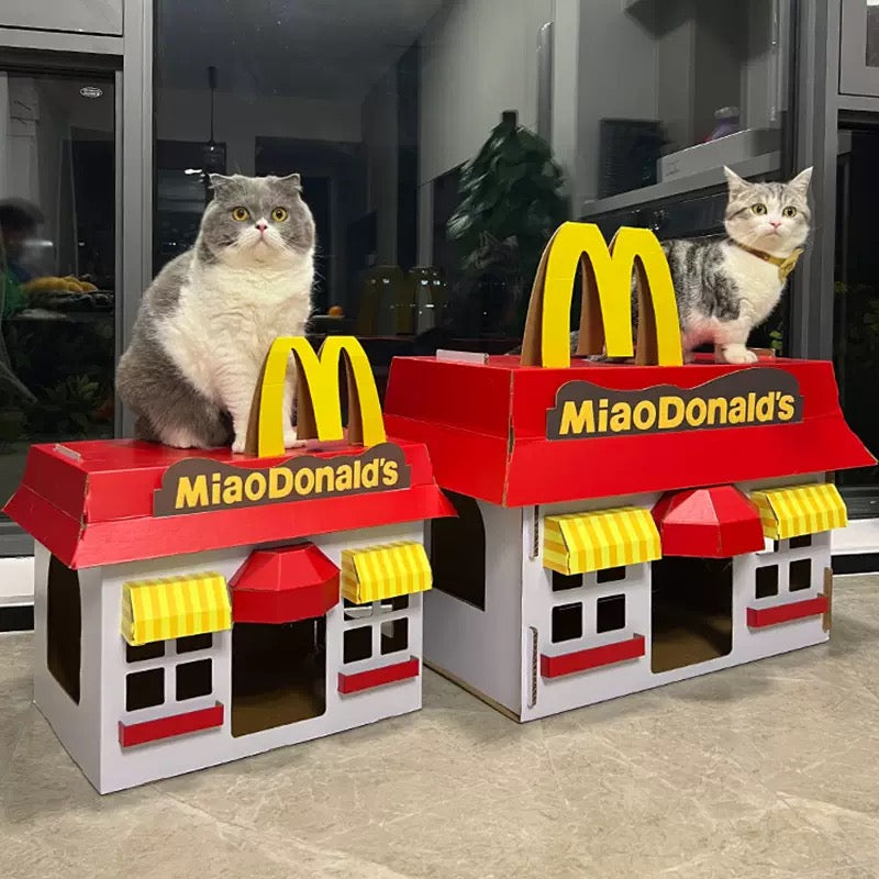MiaoDonald's Cat Scratcher