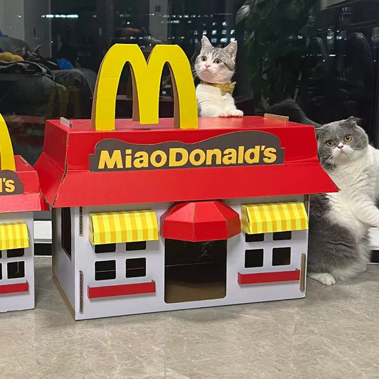 MiaoDonald's Cat Scratcher
