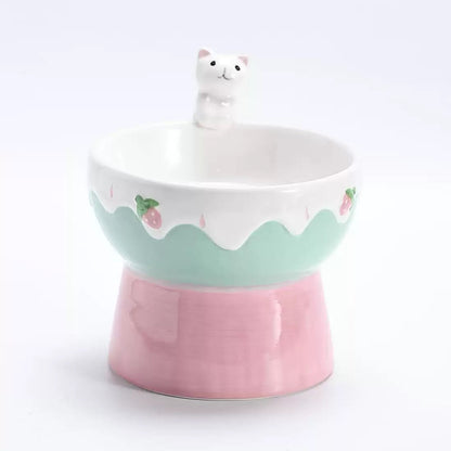 Honey Jar Cat Bowl