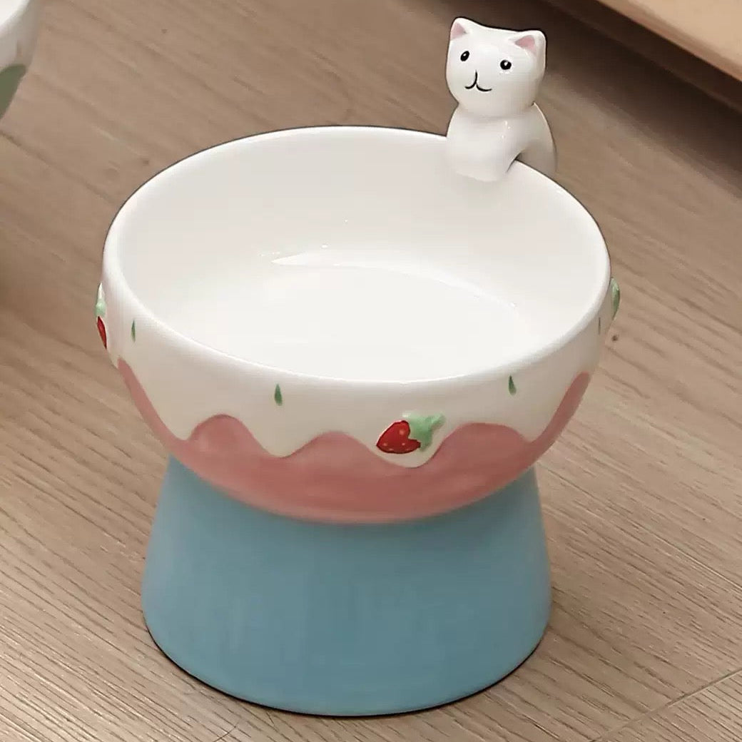 Honey Jar Cat Bowl