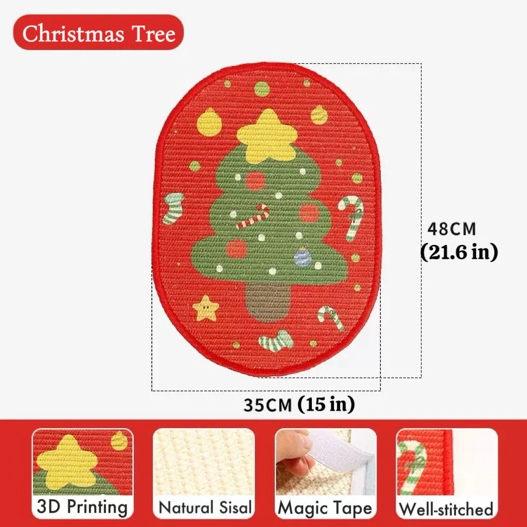 Artistic Scratching Pad | Wall Mounted Cat Scratcher