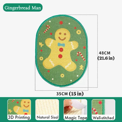 Artistic Scratching Pad | Wall Mounted Cat Scratcher