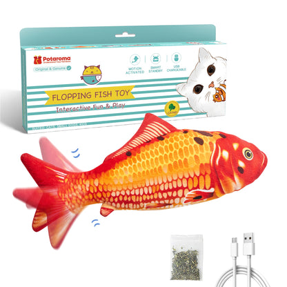 Flopping Fish with Silvervine and Catnip| Cat Toys