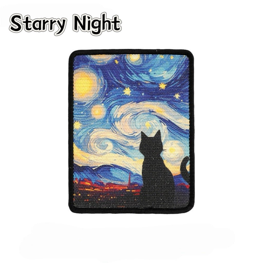 Artistic Wall Cat Scratcher - PawPaw Palace - 