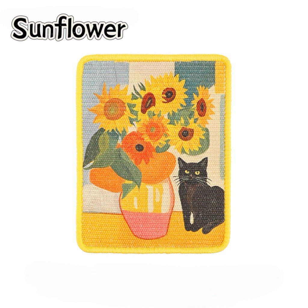 Artistic Wall Cat Scratcher - PawPaw Palace - 