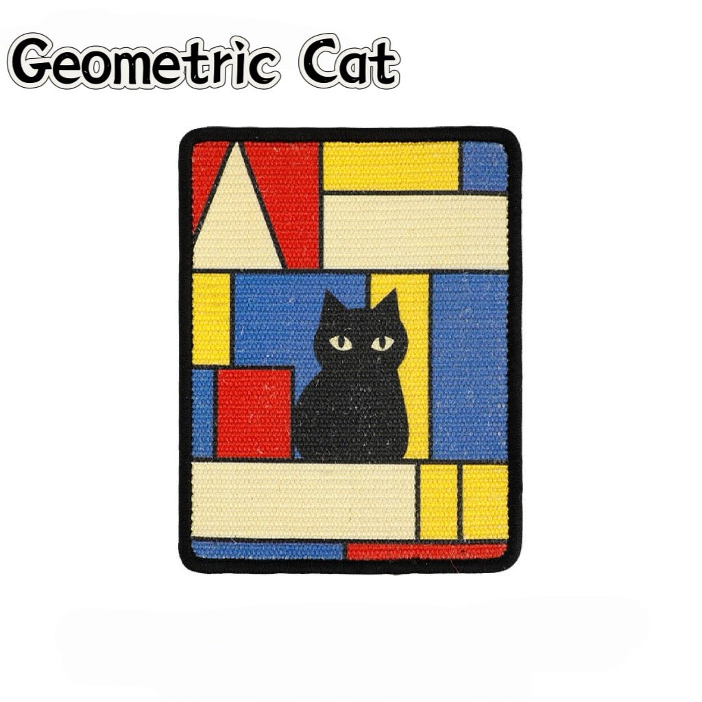 Artistic Wall Cat Scratcher - PawPaw Palace - 