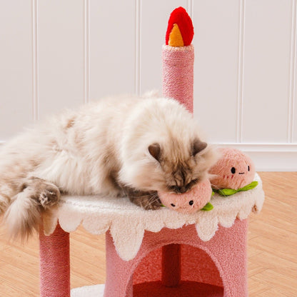 Birthday Cake Cat Tree - PawPaw Palace - 