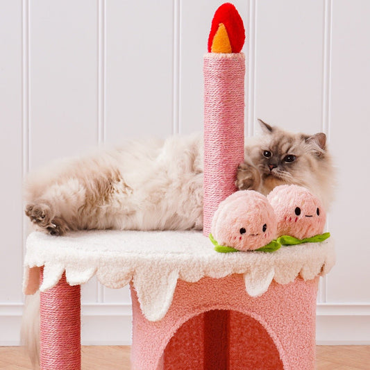 Birthday Cake Cat Tree - PawPaw Palace - 
