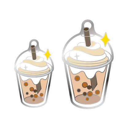 Bubble Tea Dog Tag — Cute Engraved Pet ID Tag for Dogs & Cats - PawPaw Palace - 