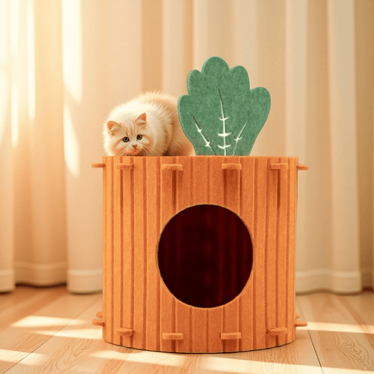 Carrot Cat Bed - PawPaw Palace - 