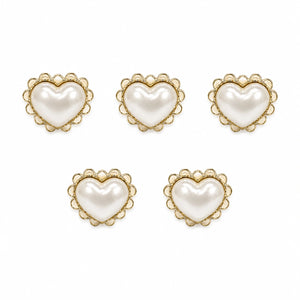 Ivory Pearl Heart