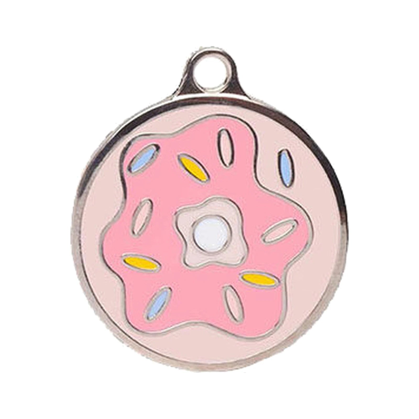 Donut Dog Tag — Cute Engraved Pet ID Tag for Dogs & Cats - PawPaw Palace - 