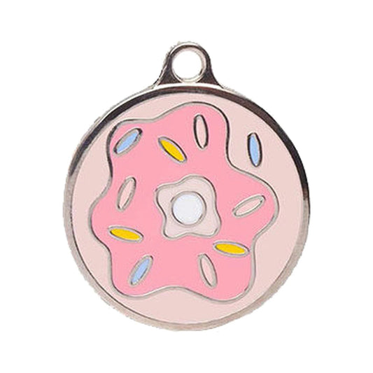 Donut Dog Tag — Cute Engraved Pet ID Tag for Dogs & Cats - PawPaw Palace - 