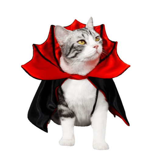 Halloween Vampire Cape for Cats and Dogs - PawPaw Palace - PHA3535S-1