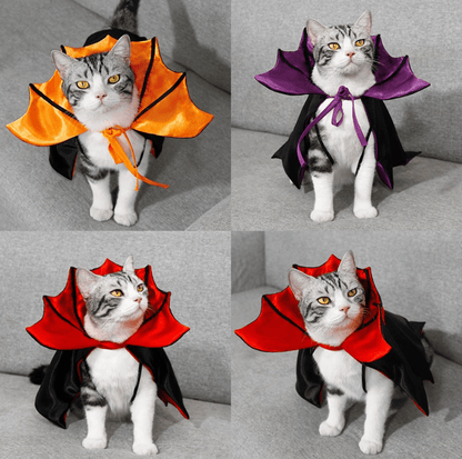 Halloween Vampire Cape for Cats and Dogs - PawPaw Palace - PHA3535S-1
