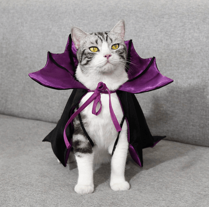 Halloween Vampire Cape for Cats and Dogs - PawPaw Palace - PHA3535S-1