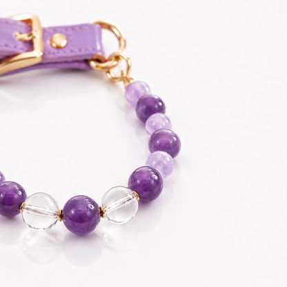 Healing Crystal Pet Collar for Dogs and Cats - PawPaw Palace - 