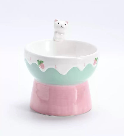 Honey Jar Cat Bowl - PawPaw Palace - 