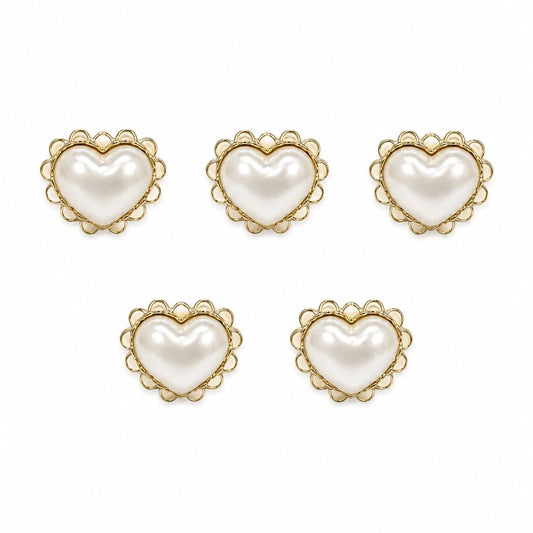Ivory Pearl Heart - PawPaw Palace - 