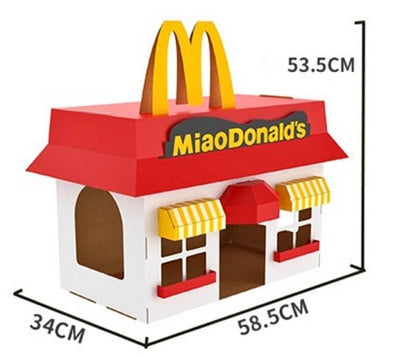 MiaoDonald's Cat Scratcher - PawPaw Palace - 