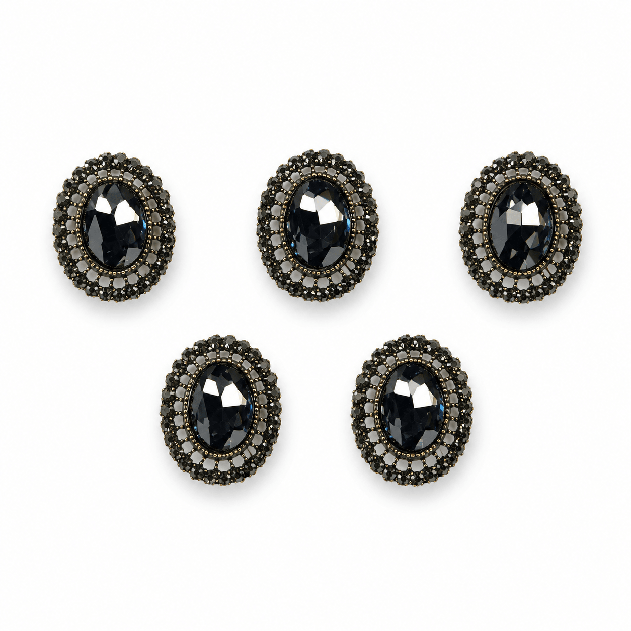 Midnight Gem pearl dog collar charm- PawPaw Palace - 