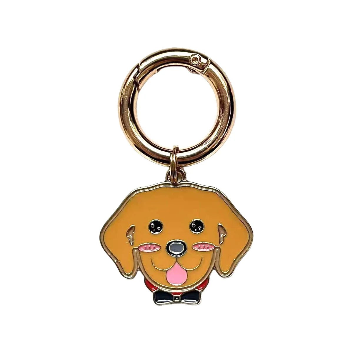 tag-golden-retriever-Personalized Dog Breed Tag – Custom Engraved Enamel Collar Charm - PawPaw Palace - 