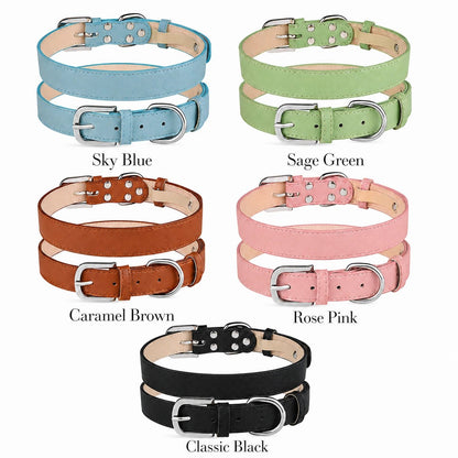 Personalized Dog Collar & Breed ID Tag Set — 20+ Breeds - PawPaw Palace - 