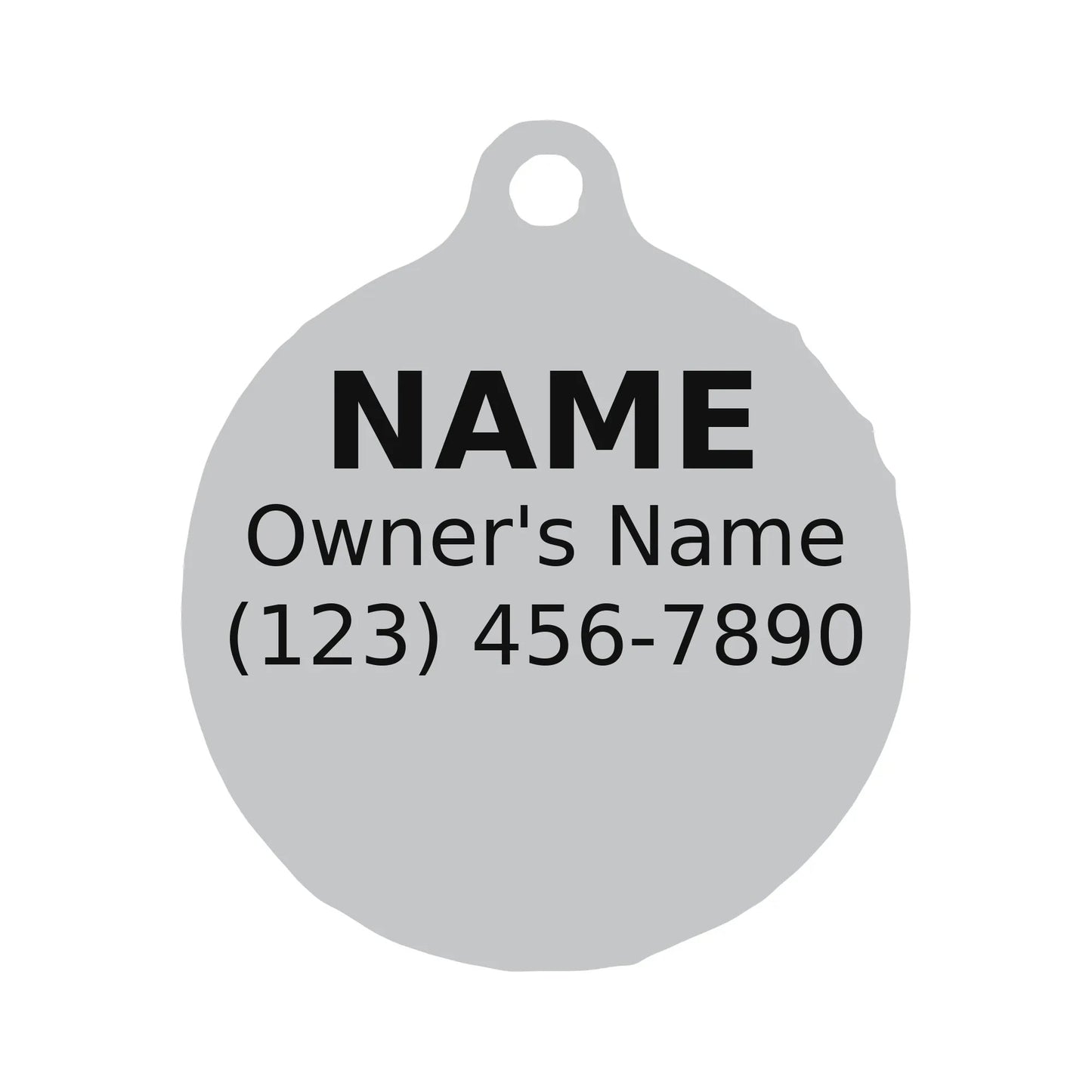 Personalized Donut Pet ID Tag – Custom Engraved Dog & Cat Tag - PawPaw Palace - 