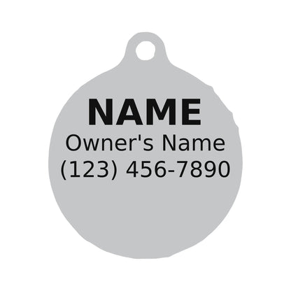 Personalized Donut Pet ID Tag – Custom Engraved Dog & Cat Tag - PawPaw Palace - 