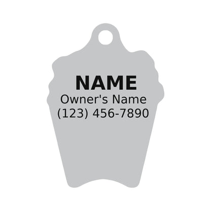 Personalized Fries Pet ID Tag – Custom Engraved Dog & Cat Tag - PawPaw Palace - 