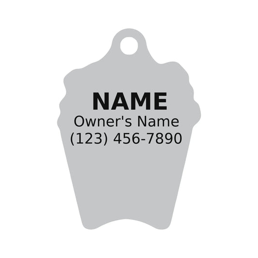 Personalized Fries Pet ID Tag – Custom Engraved Dog & Cat Tag - PawPaw Palace - 