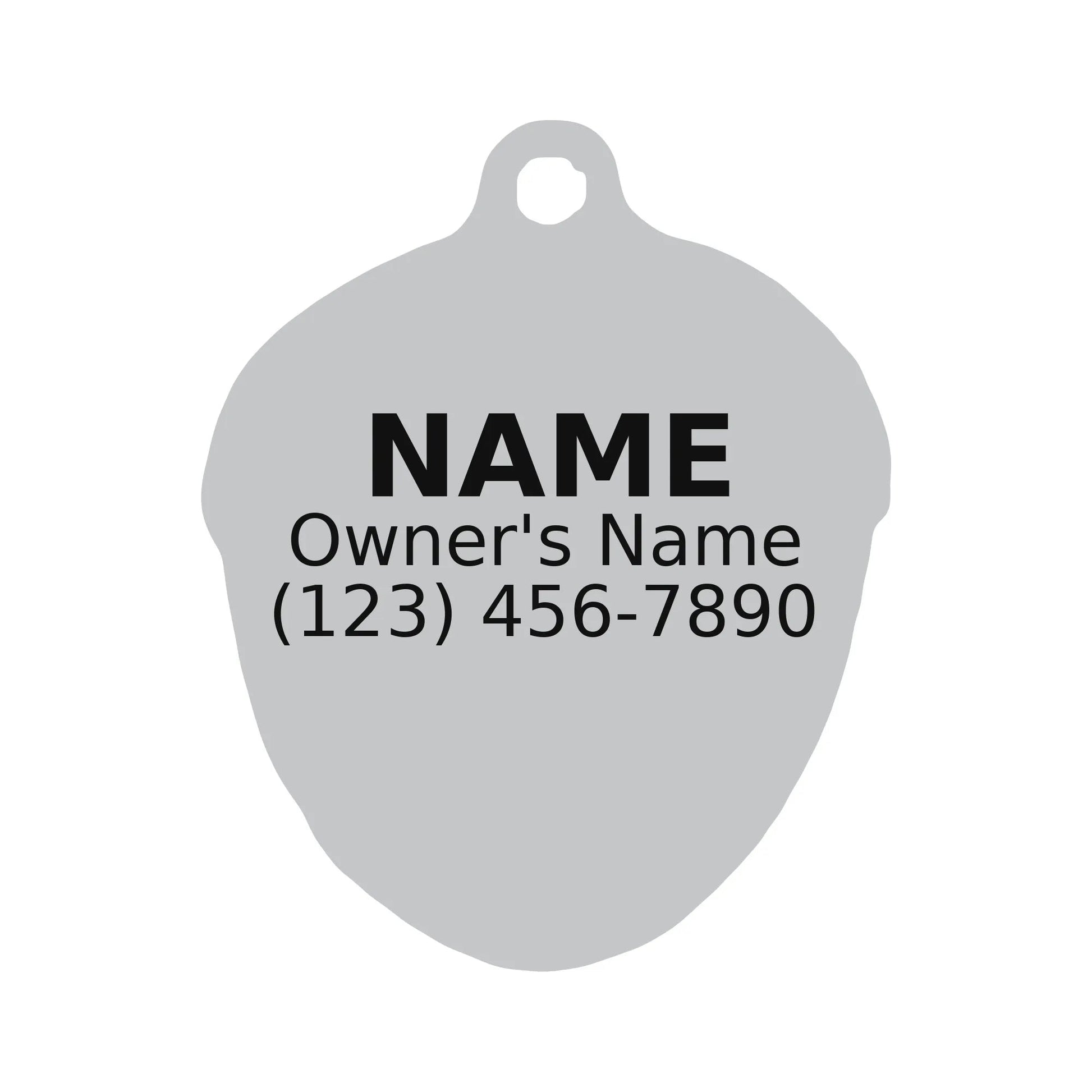 Personalized Strawberry Pet ID Tag – Custom Engraved Dog & Cat Tag - PawPaw Palace - 
