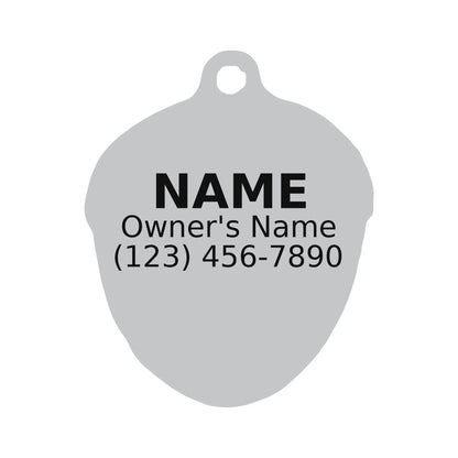 Personalized Strawberry Pet ID Tag – Custom Engraved Dog & Cat Tag - PawPaw Palace - 