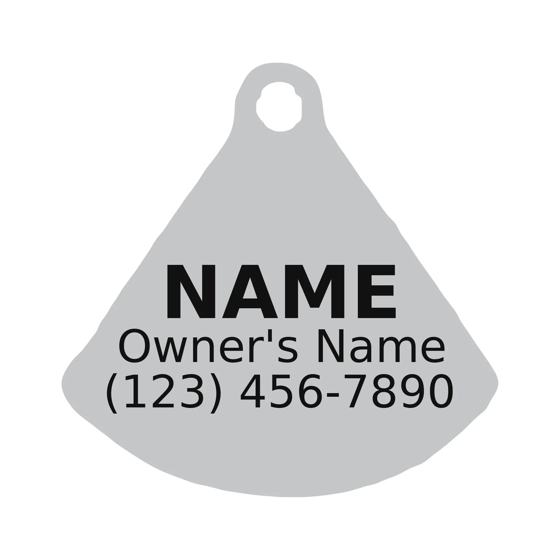 Personalized Watermelon Pet ID Tag – Custom Engraved Dog & Cat Tag - PawPaw Palace - 