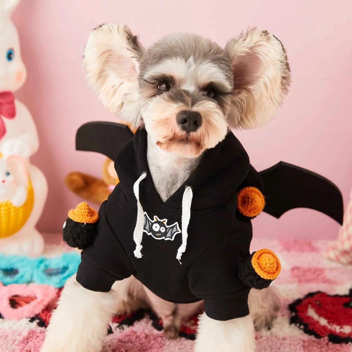 Spooky Bat Wing Dog Hoodie - PawPaw Palace - 