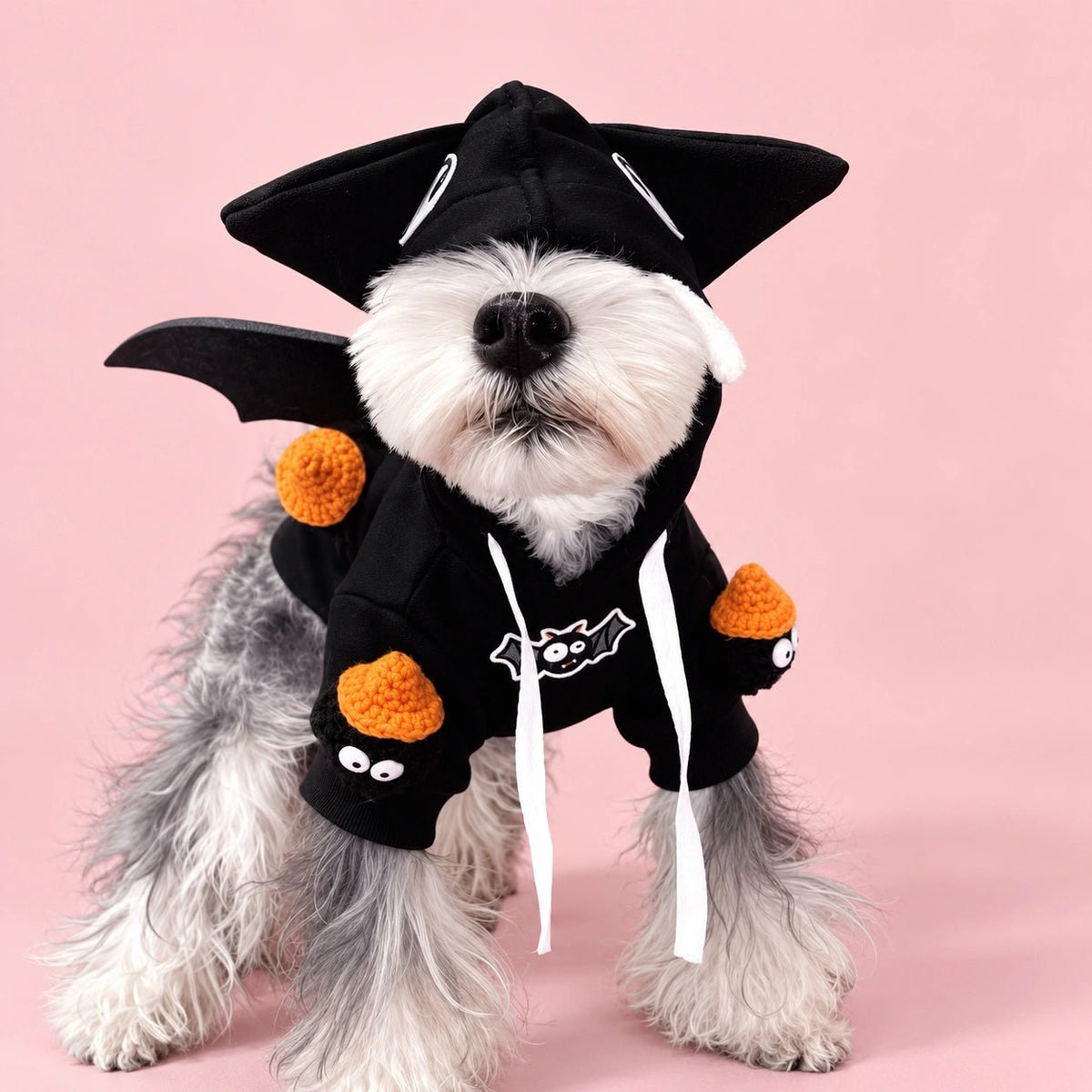 Spooky Bat Wing Dog Hoodie - PawPaw Palace - 