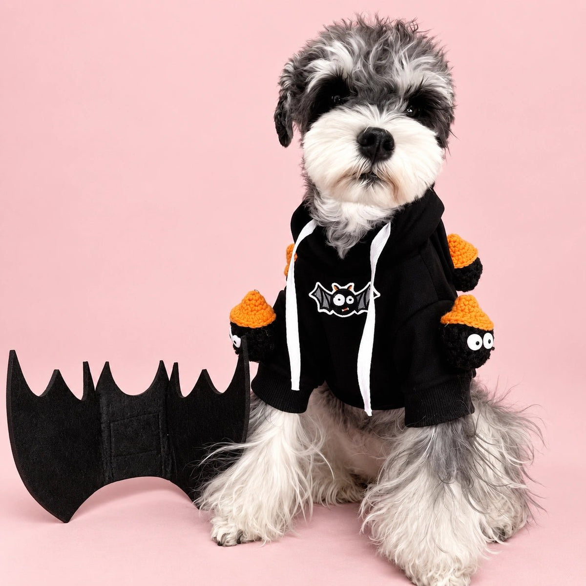 Spooky Bat Wing Dog Hoodie - PawPaw Palace - 