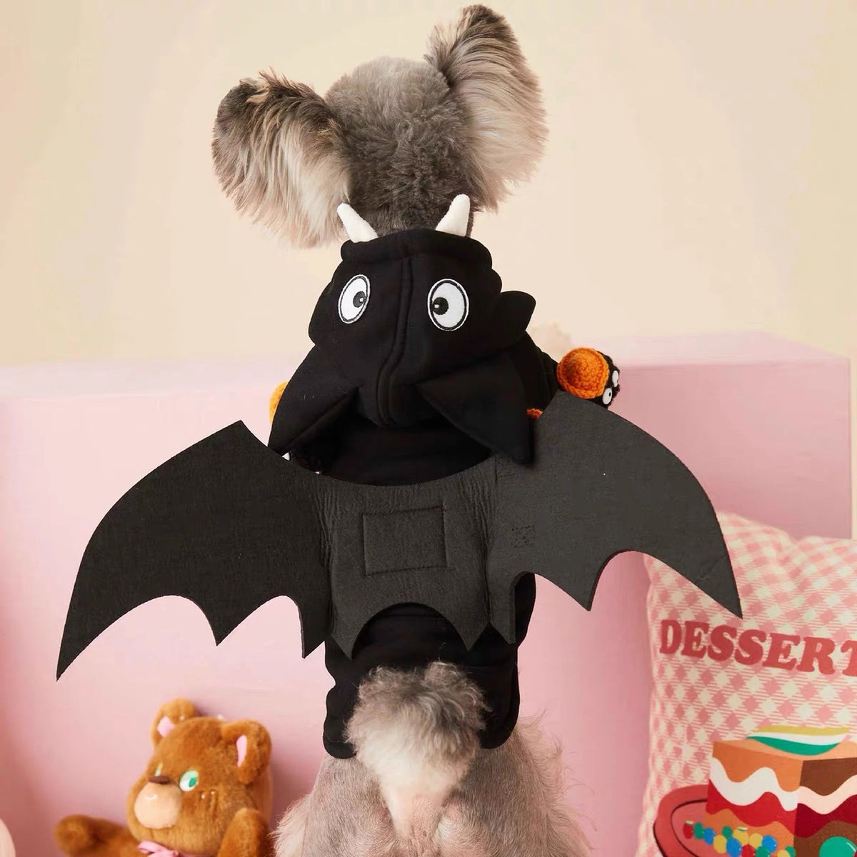 Spooky Bat Wing Dog Hoodie - PawPaw Palace - 