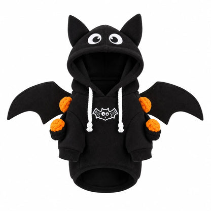 Spooky Bat Wing Dog Hoodie - PawPaw Palace - 