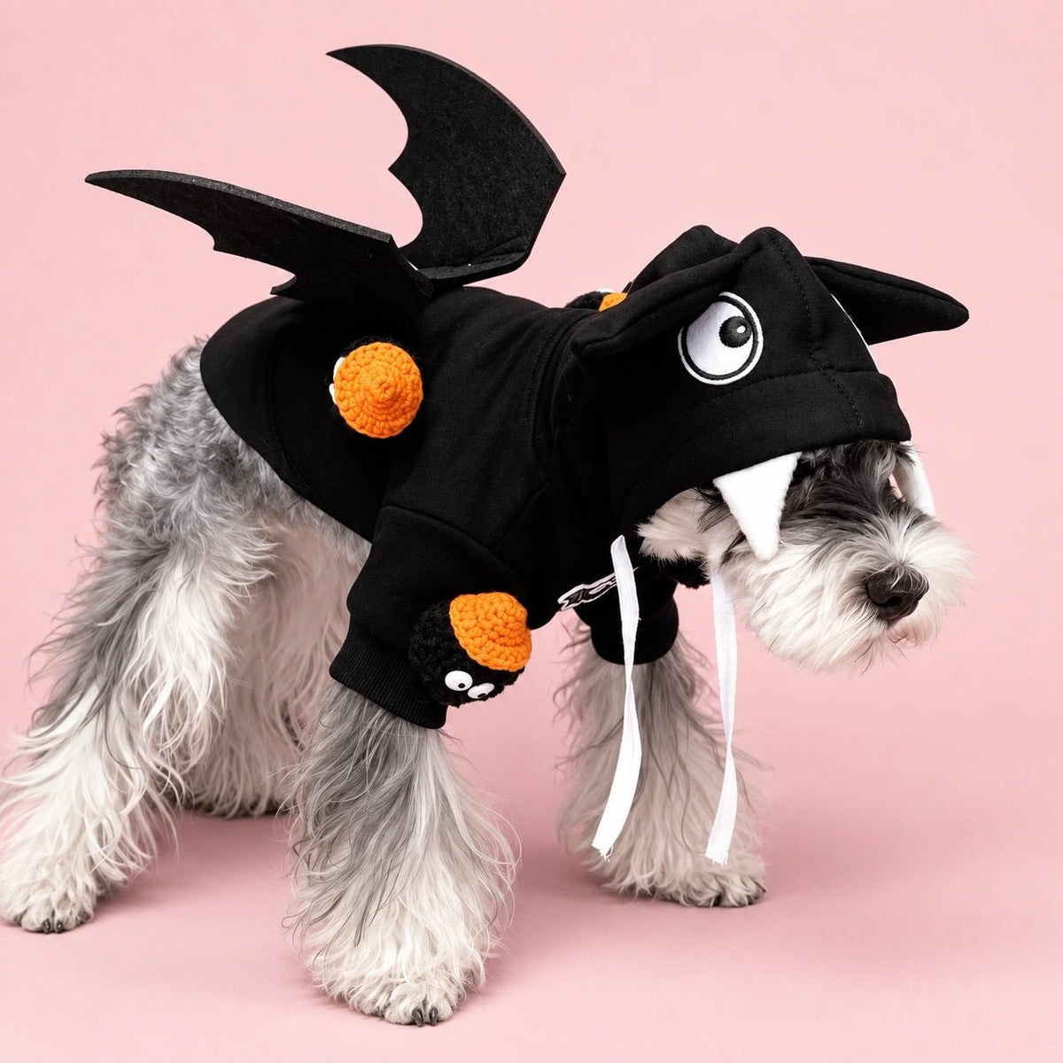 Spooky Bat Wing Dog Hoodie - PawPaw Palace - 