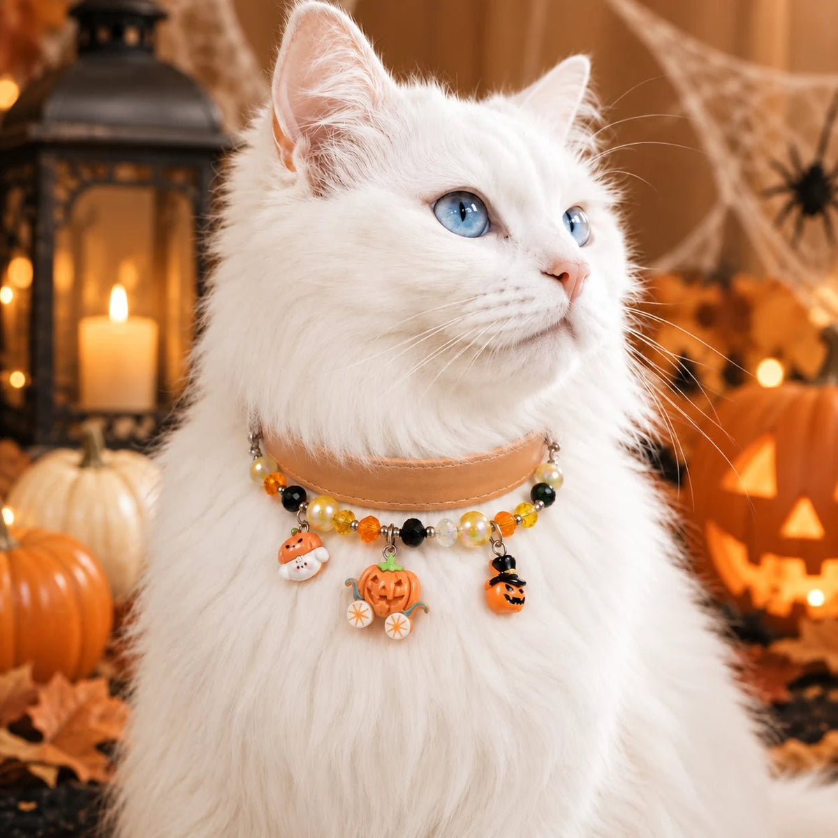Trick or Treat Charm Pet Collar - PawPaw Palace - 