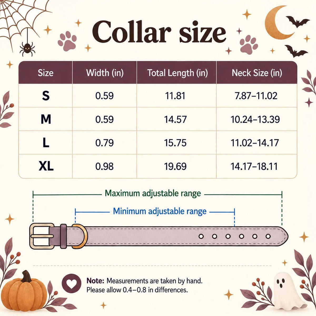Trick or Treat Charm Pet Collar - PawPaw Palace - 