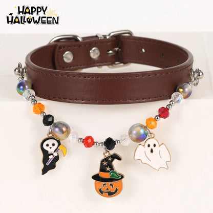 Trick or Treat Charm Pet Collar - PawPaw Palace - 