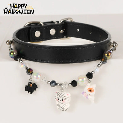 Trick or Treat Charm Pet Collar - PawPaw Palace - 