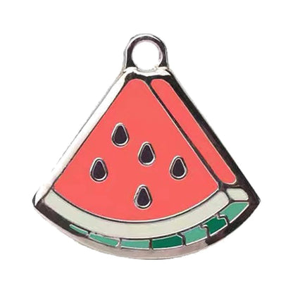 Watermelon Dog Tag — Cute Engraved Pet ID Tag for Dogs & Cats - PawPaw Palace - 